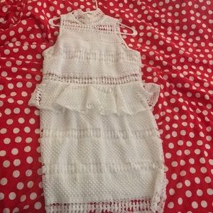 White dress for wedding and girls night